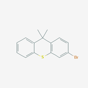 molecular formula C15H13BrS B13363822 3-Bromo-9,9-dimethyl-9H-thioxanthene 