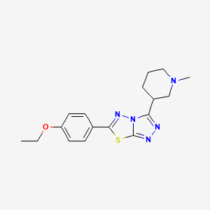 6-(4-Ethoxyphenyl)-3-(1-methyl-3-piperidinyl)[1,2,4]triazolo[3,4-b][1,3,4]thiadiazole