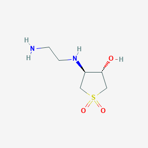 (3S,4S)-3-((2-Aminoethyl)amino)-4-hydroxytetrahydrothiophene 1,1-dioxide