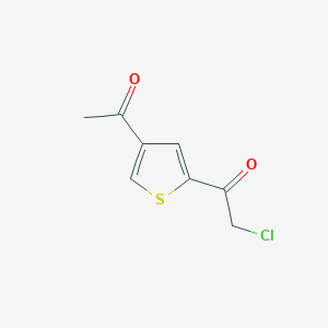 1-(4-Acetylthiophen-2-yl)-2-chloroethan-1-one