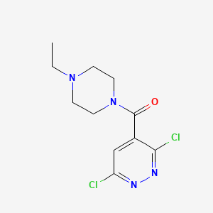 3,6-Dichloro-4-(4-ethylpiperazine-1-carbonyl)pyridazine