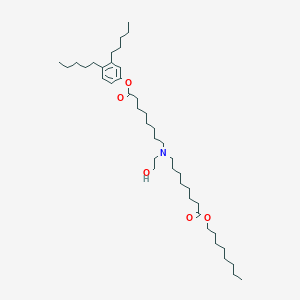 3,4-Dipentylphenyl 8-((2-hydroxyethyl)(8-(octyloxy)-8-oxooctyl)amino)octanoate