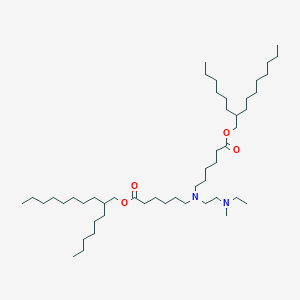 Bis(2-hexyldecyl) 6,6'-((2-(ethyl(methyl)amino)ethyl)azanediyl)dihexanoate