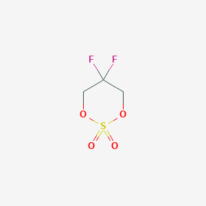 molecular formula C3H4F2O4S B13364006 2,2-Difluoro-1,3-propanediol-1,3-cyclic sulfate CAS No. 1215071-15-0