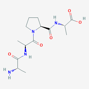 molecular formula C14H24N4O5 B1336402 H-Ala-ala-pro-ala-OH CAS No. 53620-20-5