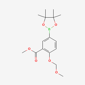 Methyl 2-(methoxymethoxy)-5-(4,4,5,5-tetramethyl-1,3,2-dioxaborolan-2-yl)benzoate