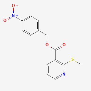 (4-Nitrophenyl)methyl 2-methylsulfanylpyridine-3-carboxylate