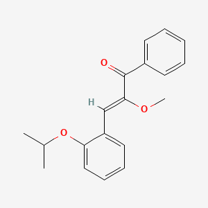 molecular formula C19H20O3 B13364044 3-(2-Isopropoxyphenyl)-2-methoxy-1-phenyl-2-propen-1-one 