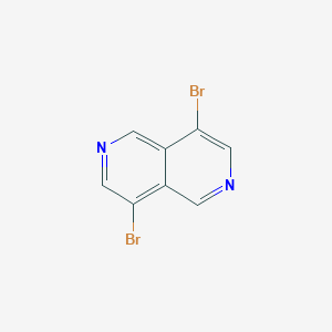 molecular formula C8H4Br2N2 B13364105 4,8-Dibromo-2,6-naphthyridine 