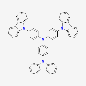 molecular formula C54H36N4 B1336412 tris(4-(9H-carbazol-9-yl)phenyl)amine CAS No. 139092-78-7