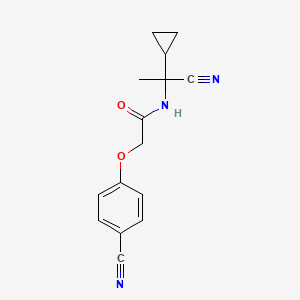 N-(1-cyano-1-cyclopropylethyl)-2-(4-cyanophenoxy)acetamide