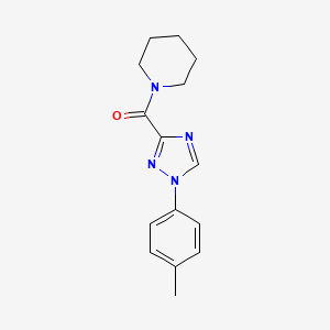 1-{[1-(4-methylphenyl)-1H-1,2,4-triazol-3-yl]carbonyl}piperidine