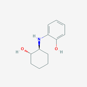 molecular formula C12H17NO2 B13364180 2-(((1S,2S)-2-Hydroxycyclohexyl)amino)phenol 