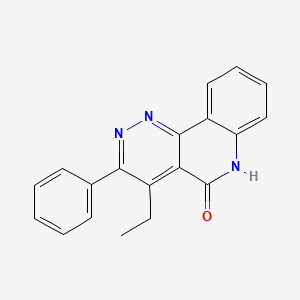 4-ethyl-3-phenylpyridazino[4,3-c]quinolin-5(6H)-one