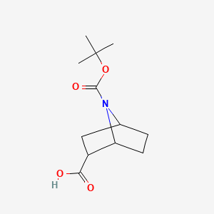molecular formula C12H19NO4 B1336423 7-(tert-Butoxycarbonyl)-7-azabicyclo[2.2.1]heptane-2-carboxylic acid CAS No. 249291-76-7