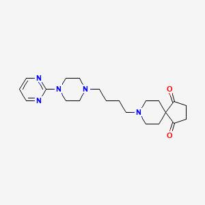 8-{4-[4-(2-Pyrimidinyl)-1-piperazinyl]butyl}-8-azaspiro[4.5]decane-1,4-dione