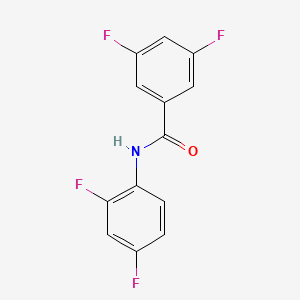 molecular formula C13H7F4NO B13364294 N-(2,4-Difluorophenyl)-3,5-difluorobenzamide 