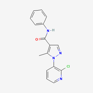 1-(2-chloro-3-pyridinyl)-5-methyl-N-phenyl-1H-pyrazole-4-carboxamide