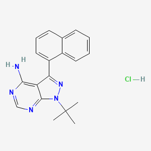 molecular formula C19H20ClN5 B1336451 1-萘基PP1盐酸盐 CAS No. 956025-47-1