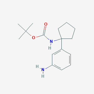 tert-Butyl (1-(3-aminophenyl)cyclopentyl)carbamate