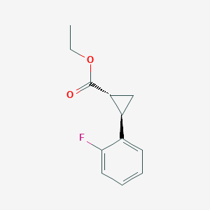 Ethyl trans-2-(2-Fluorophenyl)cyclopropanecarboxylate