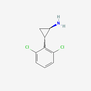 (1R,2S)-2-(2,6-Dichlorophenyl)cyclopropan-1-amine