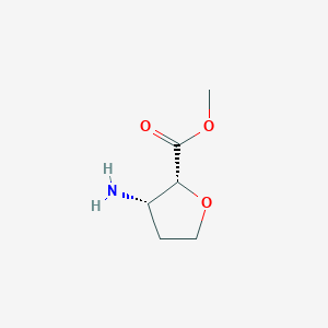 Methyl (2R,3S)-3-aminotetrahydrofuran-2-carboxylate