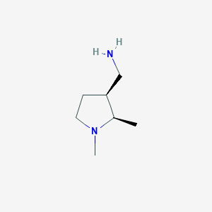 ((2R,3S)-1,2-Dimethylpyrrolidin-3-yl)methanamine