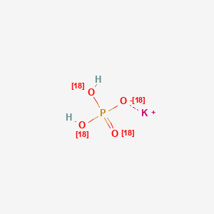 molecular formula H2KO4P B13364714 Potassium dihydrogen phosphate-18O4 