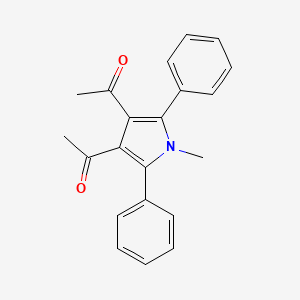 1-(4-acetyl-1-methyl-2,5-diphenyl-1H-pyrrol-3-yl)ethanone