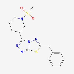 6-Benzyl-3-[1-(methylsulfonyl)-3-piperidinyl][1,2,4]triazolo[3,4-b][1,3,4]thiadiazole