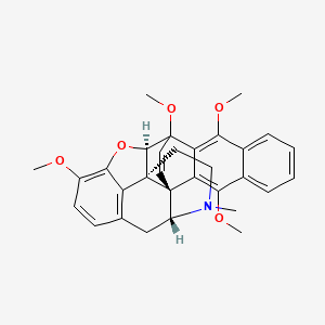 (1R,2S,6R,14R)-11,15,17,24-tetramethoxy-5-methyl-13-oxa-5-azaoctacyclo[13.10.2.12,8.01,6.02,14.016,25.018,23.012,28]octacosa-8(28),9,11,16,18,20,22,24,26-nonaene