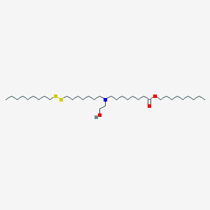 Nonyl 8-((2-hydroxyethyl)(7-(nonyldisulfanyl)heptyl)amino)octanoate