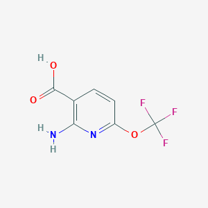 2-Amino-6-(trifluoromethoxy)nicotinic acid