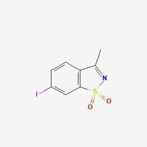 6-Iodo-3-methylbenzo[d]isothiazole 1,1-dioxide