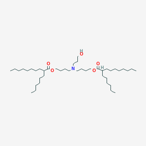 ((3-Hydroxypropyl)azanediyl)bis(butane-4,1-diyl) bis(2-hexyldecanoate)