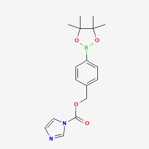 4-(4,4,5,5-Tetramethyl-1,3,2-dioxaborolan-2-yl)benzyl 1H-imidazole-1-carboxylate