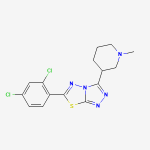 6-(2,4-Dichlorophenyl)-3-(1-methyl-3-piperidinyl)[1,2,4]triazolo[3,4-b][1,3,4]thiadiazole