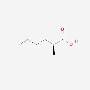 molecular formula C7H14O2 B1336519 (2S)-2-methylhexanoic acid CAS No. 49642-51-5