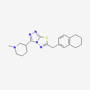 3-(1-Methyl-3-piperidinyl)-6-(5,6,7,8-tetrahydro-2-naphthalenylmethyl)[1,2,4]triazolo[3,4-b][1,3,4]thiadiazole