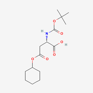 molecular formula C15H25NO6 B1336527 Boc-Asp(OcHx)-OH CAS No. 73821-95-1