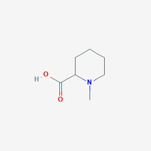 molecular formula C7H13NO2 B133653 1-Methylpiperidine-2-carboxylic acid CAS No. 7730-87-2