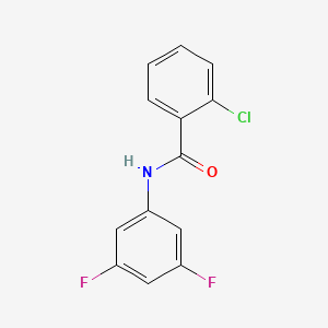 molecular formula C13H8ClF2NO B13365342 2-chloro-N-(3,5-difluorophenyl)benzamide 