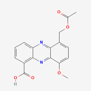 6-[(Acetyloxy)methyl]-9-methoxy-1-phenazinecarboxylic acid