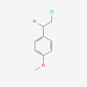 1-(1-Bromo-2-chloroethyl)-4-methoxybenzene