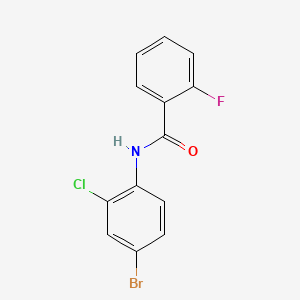 N-(4-bromo-2-chlorophenyl)-2-fluorobenzamide