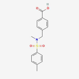 4-({Methyl[(4-methylphenyl)sulfonyl]amino}methyl)benzoic acid