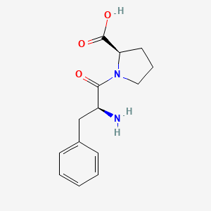 B1336551 L-Phenylalanyl-D-proline CAS No. 28819-11-6
