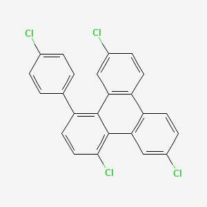 1,6,11-Trichloro-4-(4-chlorophenyl)triphenylene