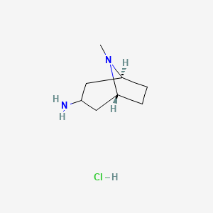 rel-(1R,3R,5S)-8-methyl-8-azabicyclo[3.2.1]octan-3-amine hydrochloride